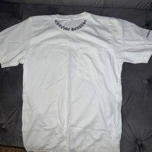 WHITE CHROME HEARTS SHIRT